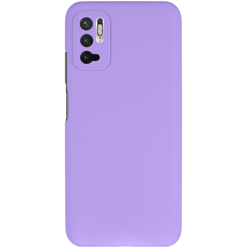 Чохол Silicone Cover Lakshmi Full Camera (AAA) для Xiaomi Redmi Note 10 5G, Бузковий / Dasheen 1, Силікон, купити оптом з доставкою