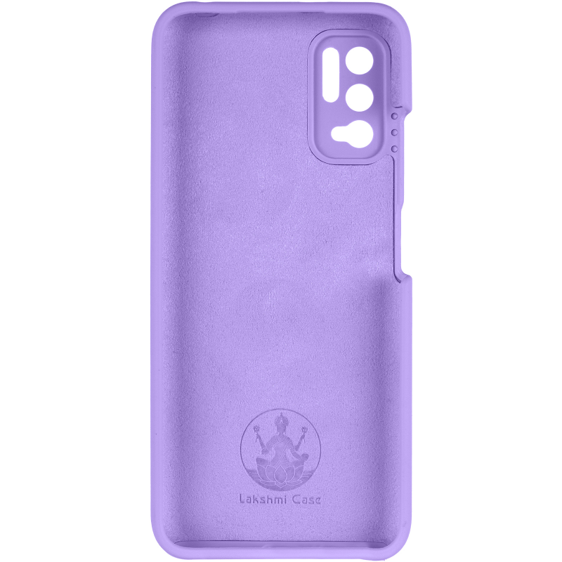 Чохол Silicone Cover Lakshmi Full Camera (AAA) для Xiaomi Redmi Note 10 5G, Бузковий / Dasheen 2, Силікон, купити оптом з доставкою