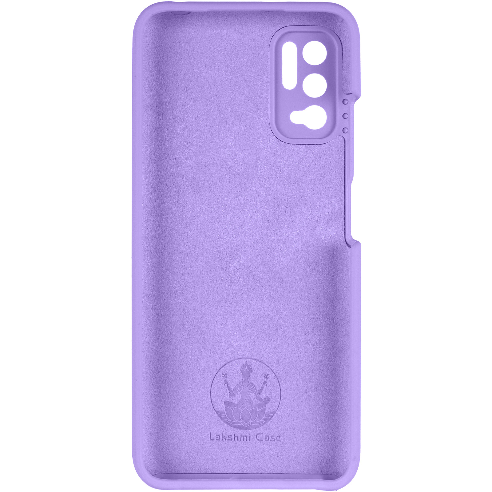 Чохол Silicone Cover Lakshmi Full Camera (AAA) для Xiaomi Redmi Note 10 5G, Бузковий / Dasheen 2, Силікон, купити оптом з доставкою
