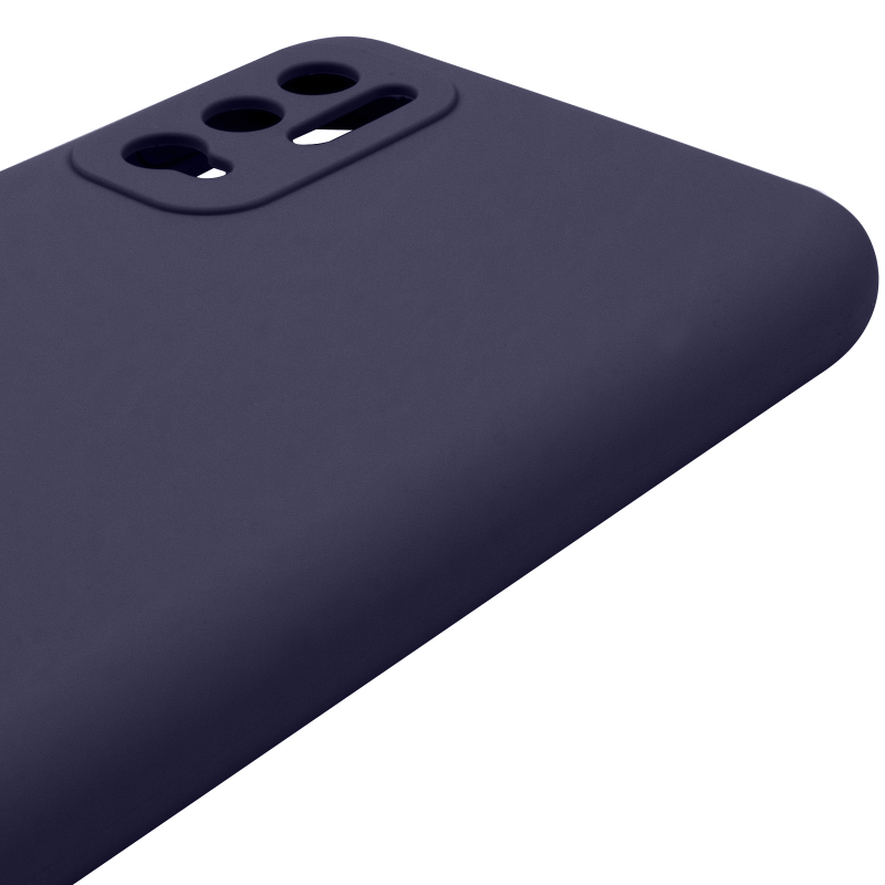 Чохол Silicone Cover Lakshmi Full Camera (AAA) для Xiaomi Redmi Note 10 5G, Темно-синій / Midnight blue 3, Силікон, купити оптом з доставкою