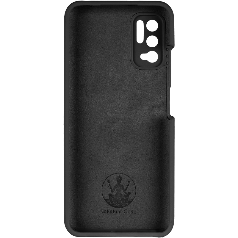 Чохол Silicone Cover Lakshmi Full Camera (AAA) для Xiaomi Redmi Note 10 5G, Чорний / Black 3, Силікон, купити оптом з доставкою