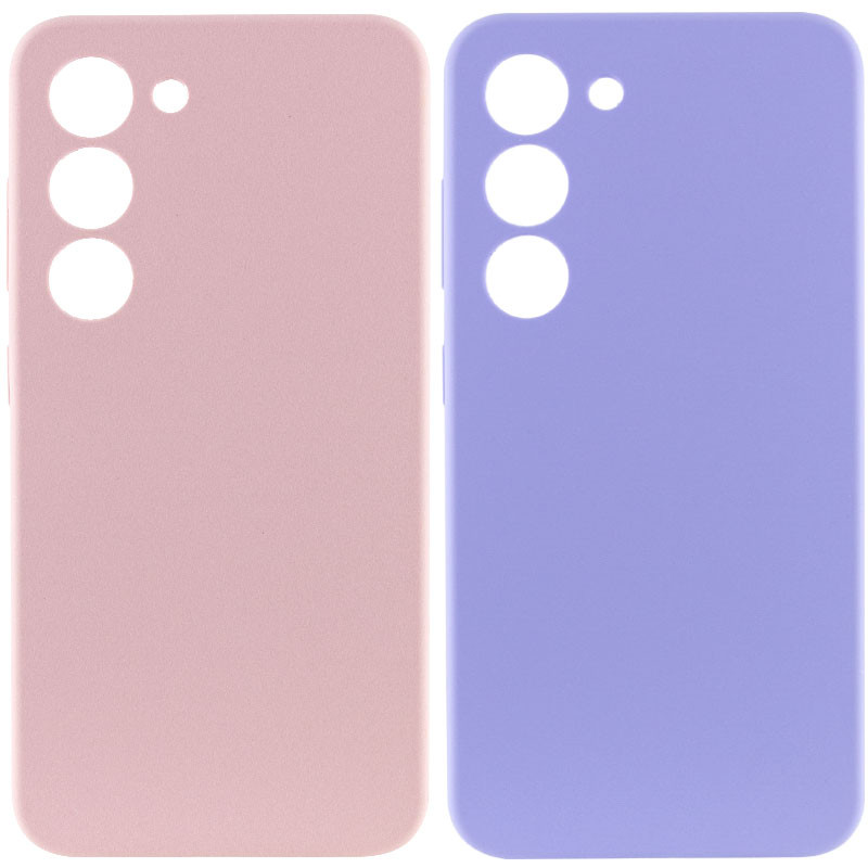 Чехол Silicone Cover Lakshmi Full Camera (AAA) для Samsung Galaxy S21 FE, Силикон, купить оптом с доставкой