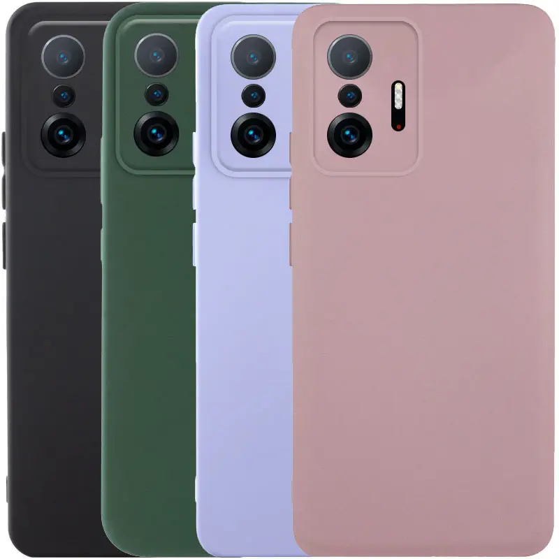 Чехол Silicone Cover Lakshmi Full Camera (AAA) для Xiaomi 11T / 11T Pro, Силикон, купить оптом с доставкой