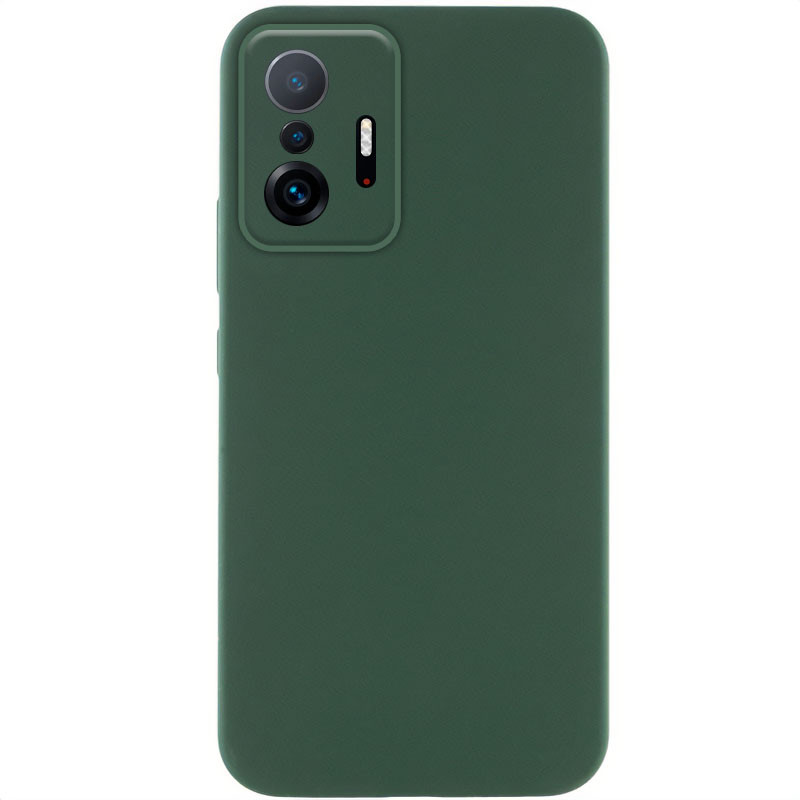 Чохол Silicone Cover Lakshmi Full Camera (AAA) для Xiaomi 11T / 11T Pro | Мікрофібра на малюнкі №1