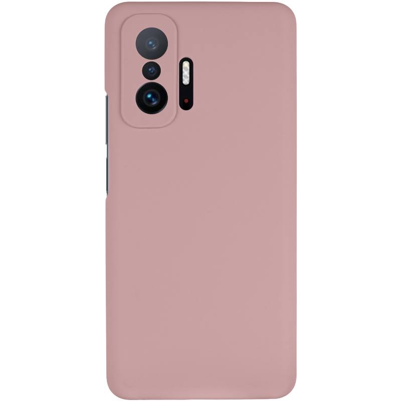 Чохол Silicone Cover Lakshmi Full Camera (AAA) для Xiaomi 11T / 11T Pro, Рожевий / Pink Sand 1, Силікон, купити оптом з доставкою