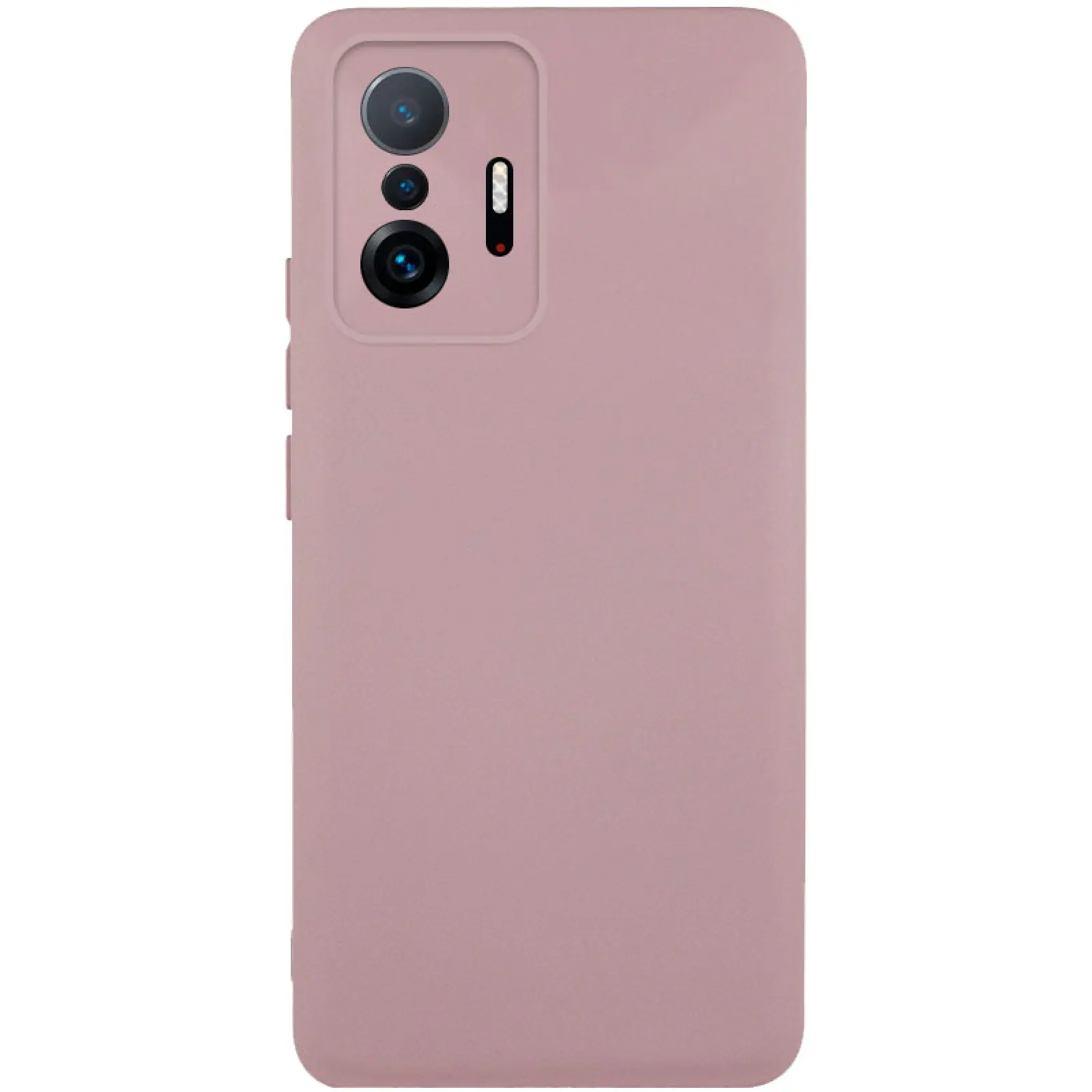 Чехол Silicone Cover Lakshmi Full Camera (AAA) для Xiaomi 11T / 11T Pro, Розовый / Pink Sand, Силикон, купить оптом с доставкой