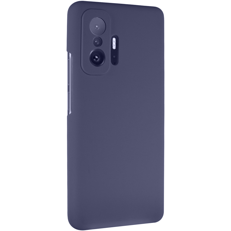 Чохол Silicone Cover Lakshmi Full Camera (AAA) для Xiaomi 11T / 11T Pro, Сірий / Dark Gray, Силікон, купити оптом з доставкою