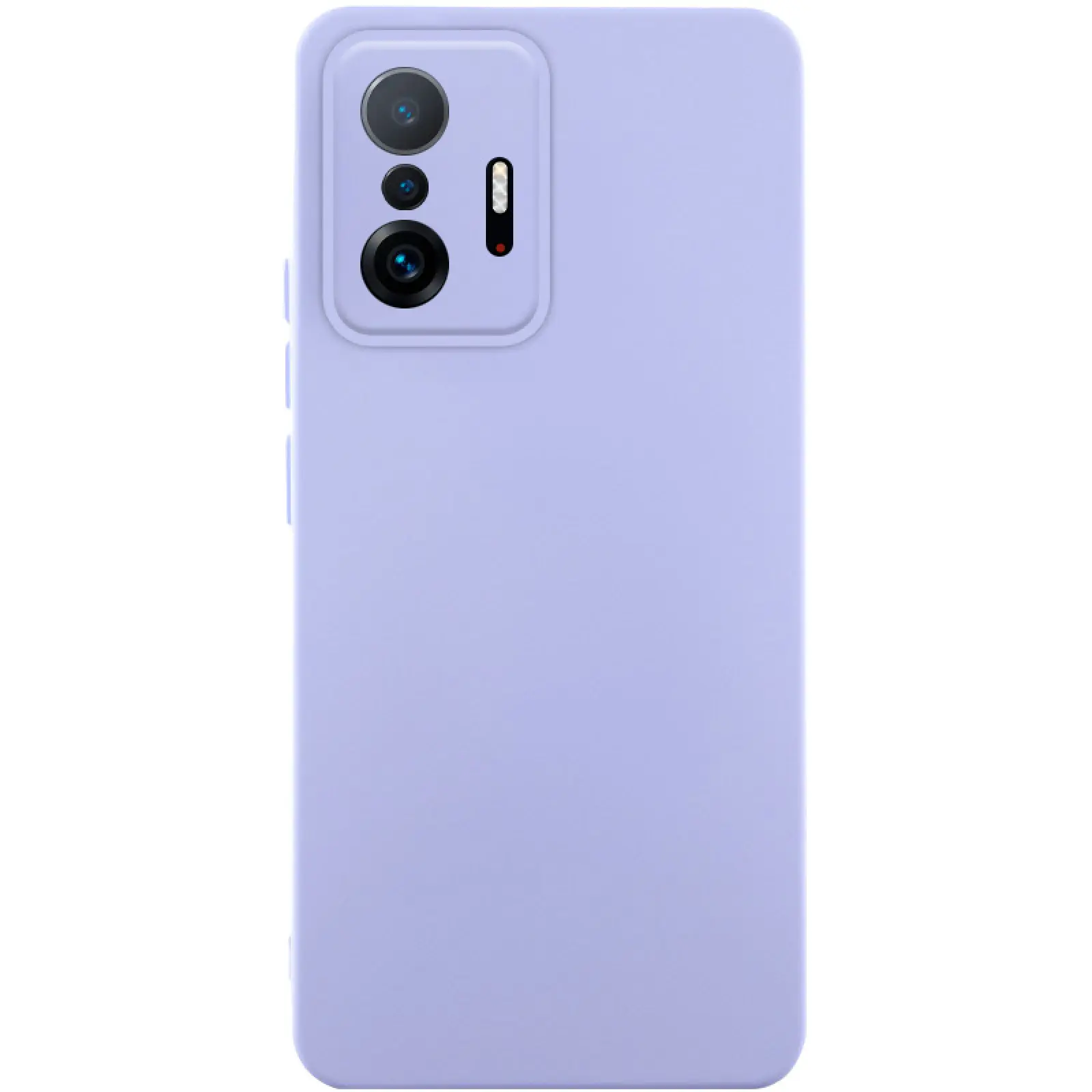 Чехол Silicone Cover Lakshmi Full Camera (AAA) для Xiaomi 11T / 11T Pro, Сиреневый / Dasheen, Силикон, купить оптом с доставкой