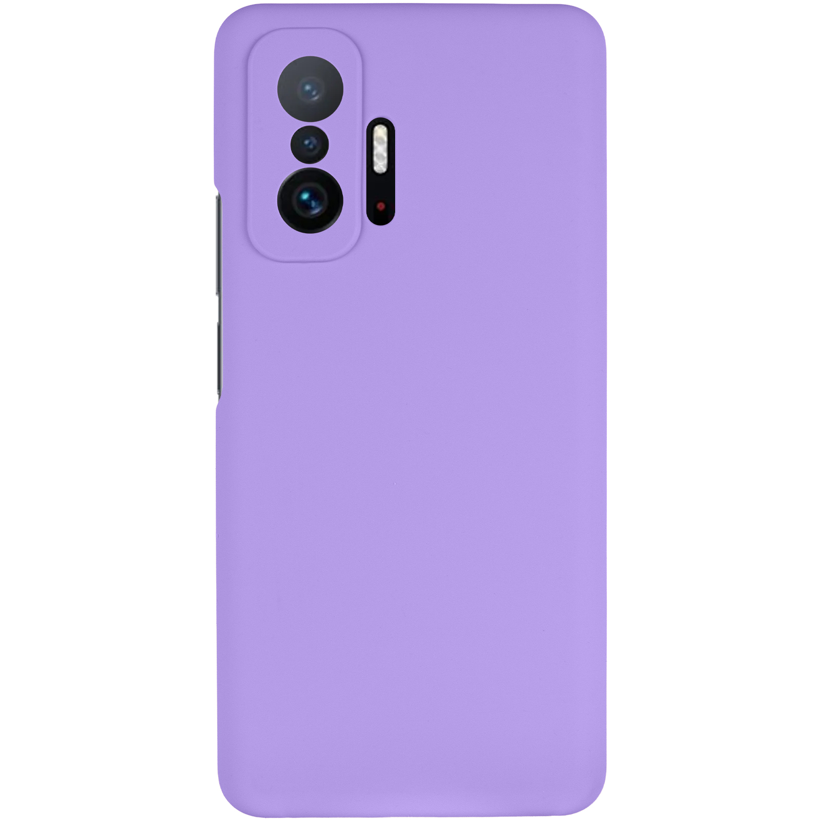 Чохол Silicone Cover Lakshmi Full Camera (AAA) для Xiaomi 11T / 11T Pro, Бузковий / Dasheen 1, Силікон, купити оптом з доставкою