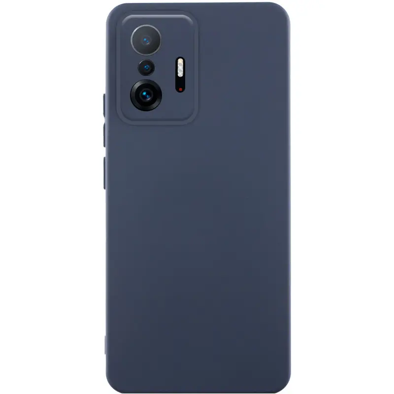 Чехол Silicone Cover Lakshmi Full Camera (AAA) для Xiaomi 11T / 11T Pro, Темно-синий / Midnight blue, Силикон, купить оптом с доставкой