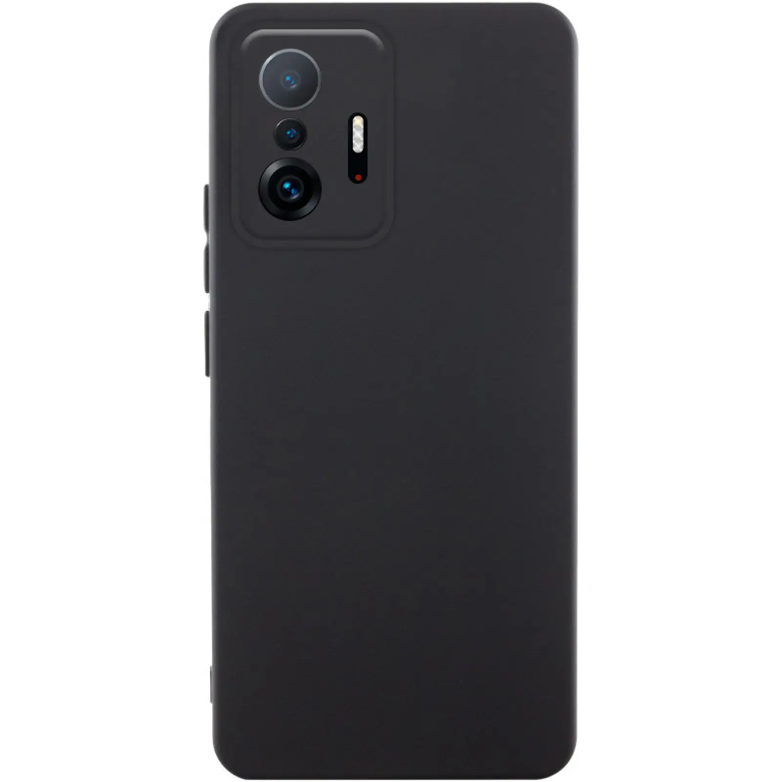 Чехол Silicone Cover Lakshmi Full Camera (AAA) для Xiaomi 11T / 11T Pro, Черный / Black, Силикон, купить оптом с доставкой