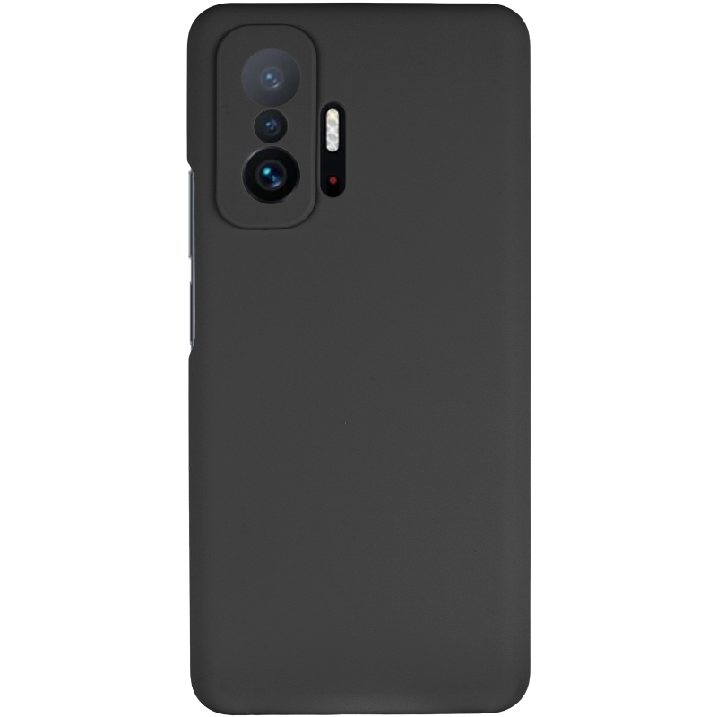 Чохол Silicone Cover Lakshmi Full Camera (AAA) для Xiaomi 11T / 11T Pro, Чорний / Black 2, Силікон, купити оптом з доставкою