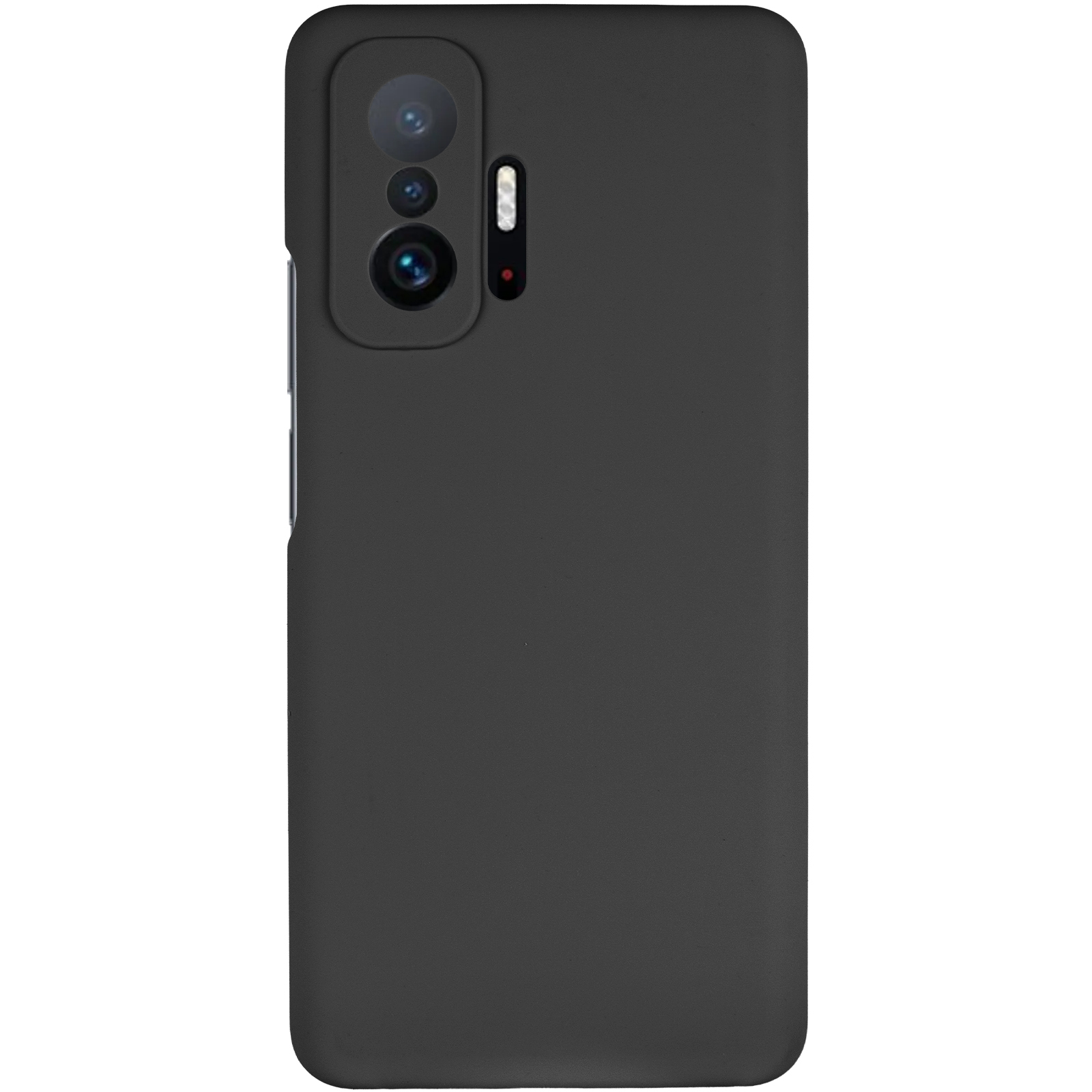 Чохол Silicone Cover Lakshmi Full Camera (AAA) для Xiaomi 11T / 11T Pro, Чорний / Black 2, Силікон, купити оптом з доставкою