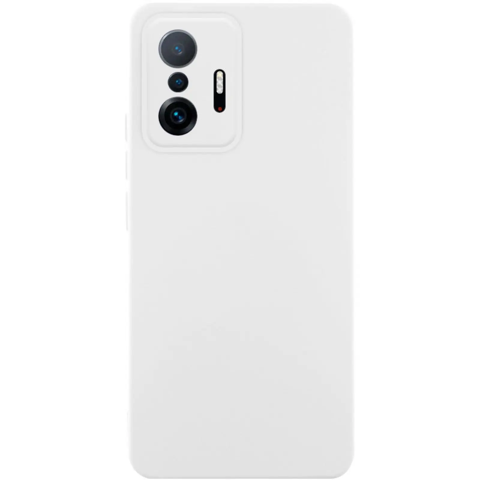Чехол Silicone Cover Lakshmi Full Camera (AAA) для Xiaomi 11T / 11T Pro, Белый / White, Силикон, купить оптом с доставкой