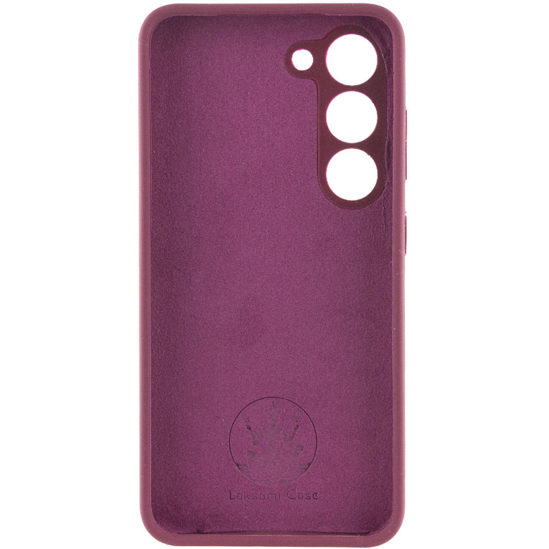 Чохол Silicone Cover Lakshmi Full Camera (AAA) для Samsung Galaxy S22, Бордовий / Plum 2, Силікон, купити оптом з доставкою