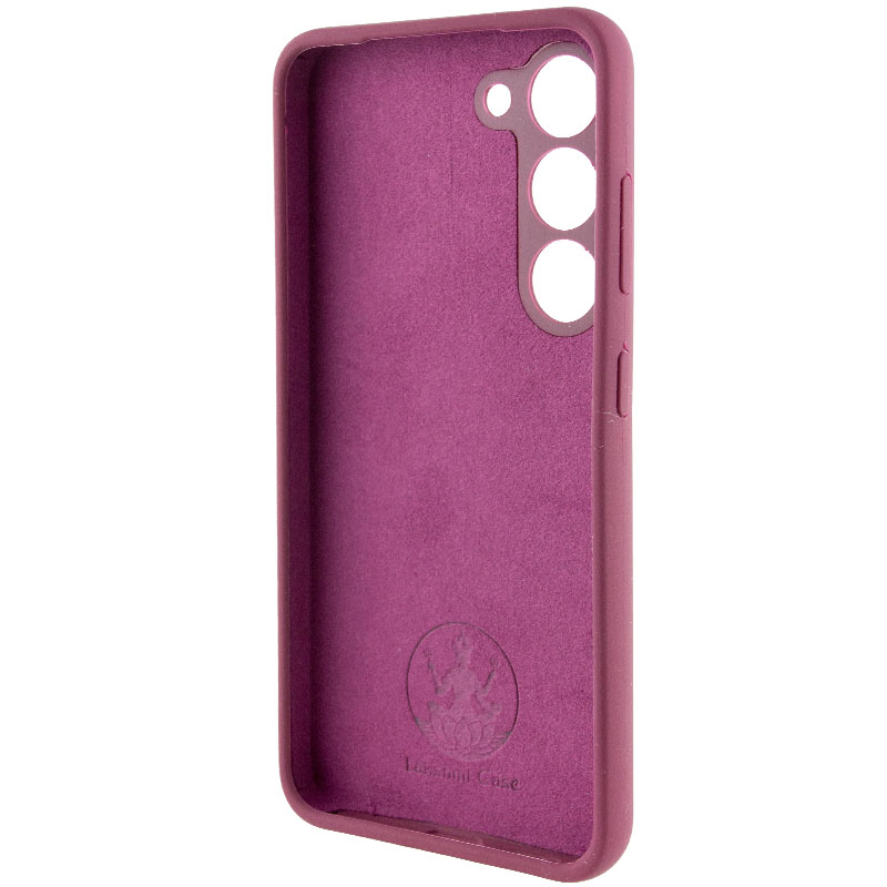 Чохол Silicone Cover Lakshmi Full Camera (AAA) для Samsung Galaxy S22, Бордовий / Plum 3, Силікон, купити оптом з доставкою