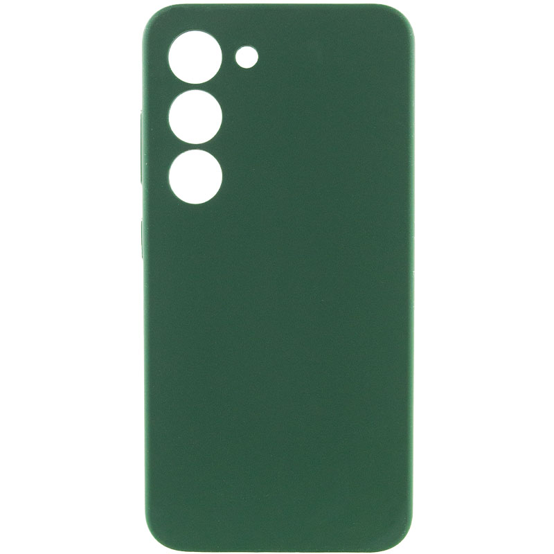 Чохол Silicone Cover Lakshmi Full Camera (AAA) для Samsung Galaxy S22, Зелений / Cyprus Green, Силікон, купити оптом з доставкою