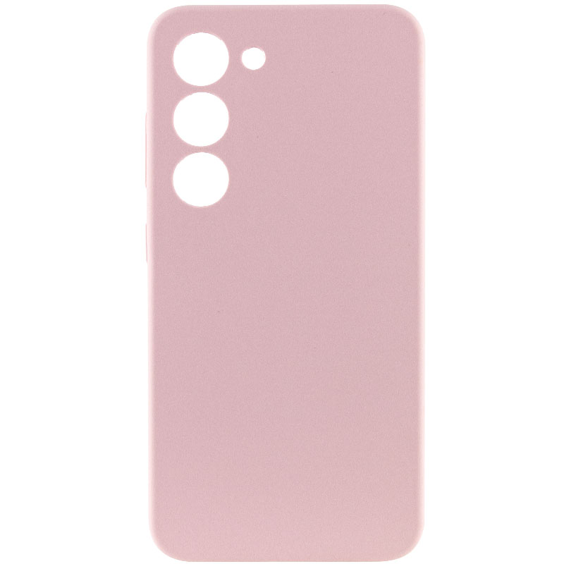 Чохол Silicone Cover Lakshmi Full Camera (AAA) для Samsung Galaxy S22, Рожевий / Pink Sand, Силікон, купити оптом з доставкою