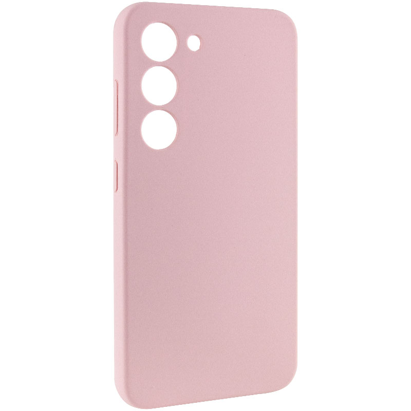 Чохол Silicone Cover Lakshmi Full Camera (AAA) для Samsung Galaxy S22, Рожевий / Pink Sand 1, Силікон, купити оптом з доставкою