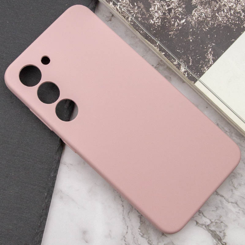 Чохол Silicone Cover Lakshmi Full Camera (AAA) для Samsung Galaxy S22, Рожевий / Pink Sand 4, Силікон, купити оптом з доставкою