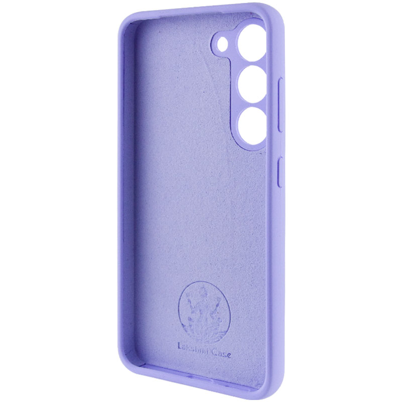 Чохол Silicone Cover Lakshmi Full Camera (AAA) для Samsung Galaxy S22, Бузковий / Dasheen 3, Силікон, купити оптом з доставкою