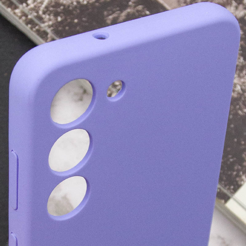 Чохол Silicone Cover Lakshmi Full Camera (AAA) для Samsung Galaxy S22 | Мікрофібра на малюнкі №6