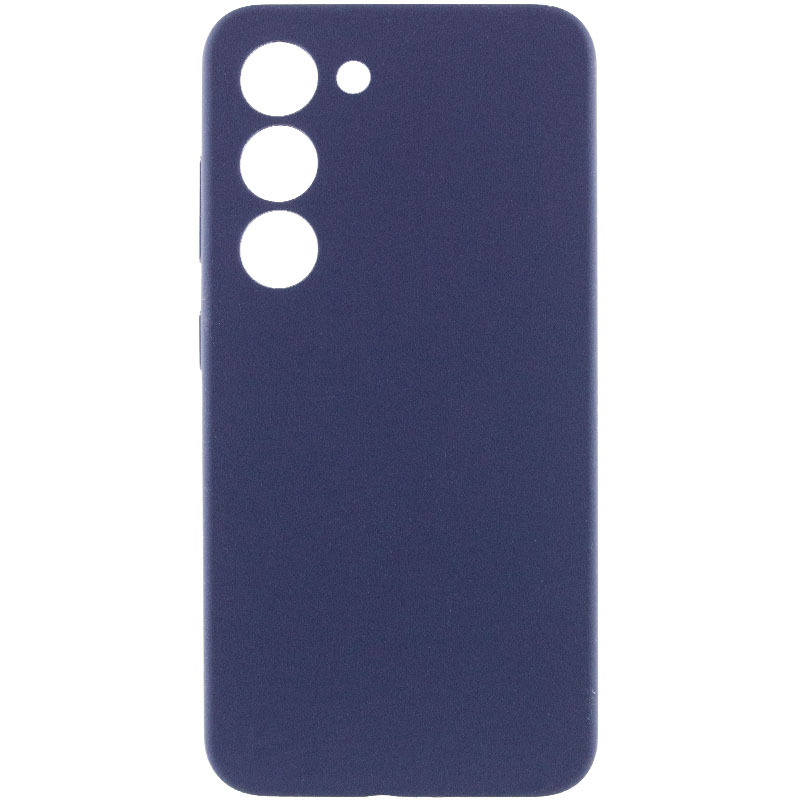 Чохол Silicone Cover Lakshmi Full Camera (AAA) для Samsung Galaxy S22, Темно-синій / Midnight blue, Силікон, купити оптом з доставкою