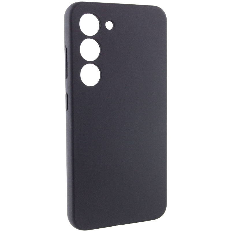 Чохол Silicone Cover Lakshmi Full Camera (AAA) для Samsung Galaxy S22, Чорний / Black 1, Силікон, купити оптом з доставкою