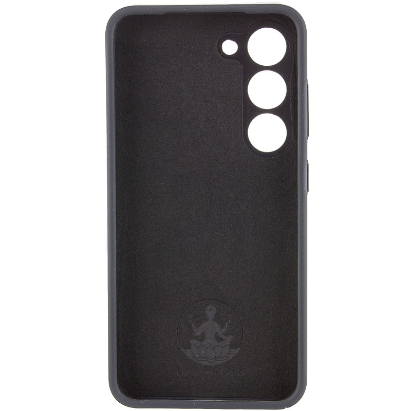 Чохол Silicone Cover Lakshmi Full Camera (AAA) для Samsung Galaxy S22, Чорний / Black 2, Силікон, купити оптом з доставкою