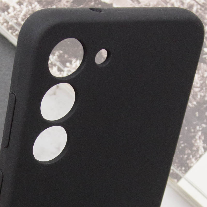 Чохол Silicone Cover Lakshmi Full Camera (AAA) для Samsung Galaxy S22, Чорний / Black 5, Силікон, купити оптом з доставкою