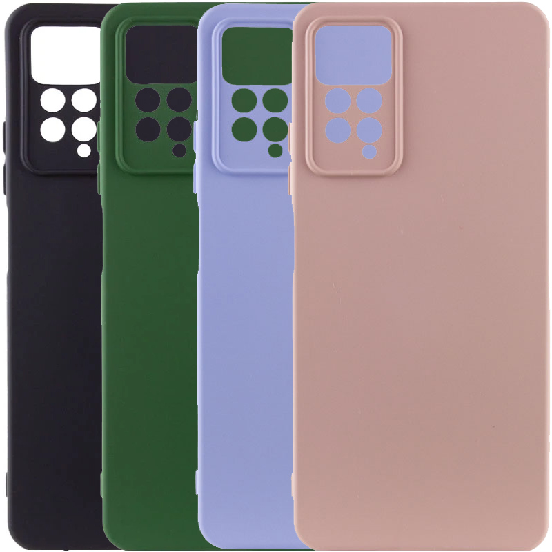 Чехол Silicone Cover Lakshmi Full Camera (AAA) для Xiaomi Redmi Note 11 Pro 4G/5G / 12 Pro 4G, Силикон, купить оптом с доставкой