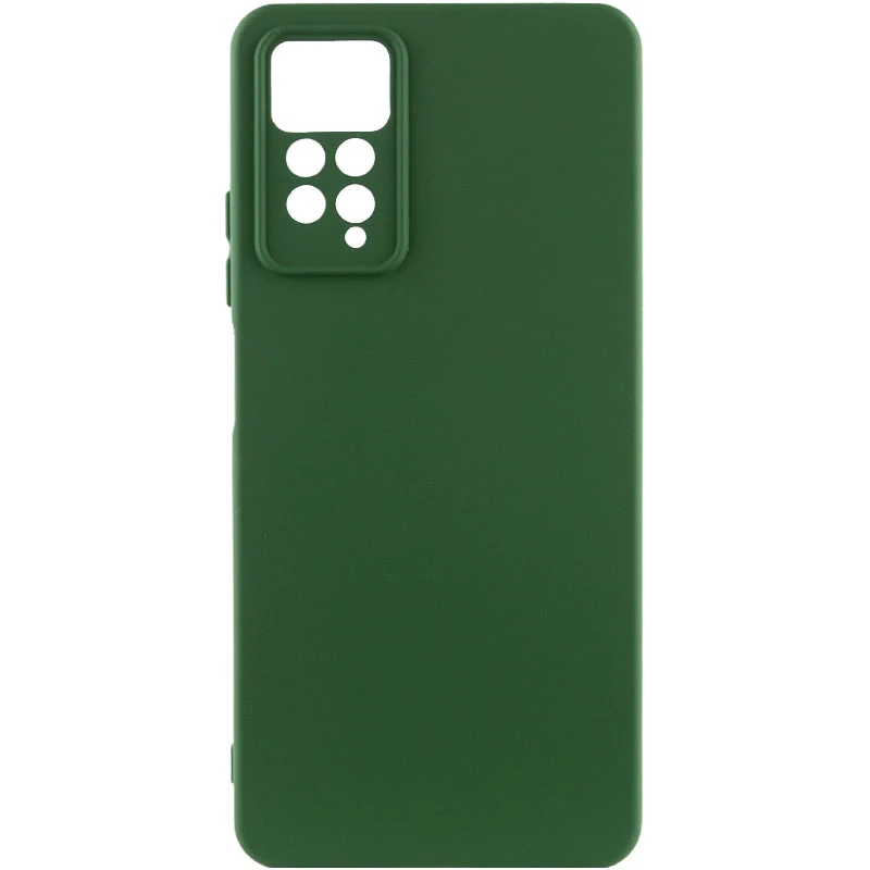 Чехол Silicone Cover Lakshmi Full Camera (AAA) для Xiaomi Redmi Note 11 Pro 4G/5G / 12 Pro 4G, Зеленый / Cyprus Green, Силикон, купить оптом с доставкой
