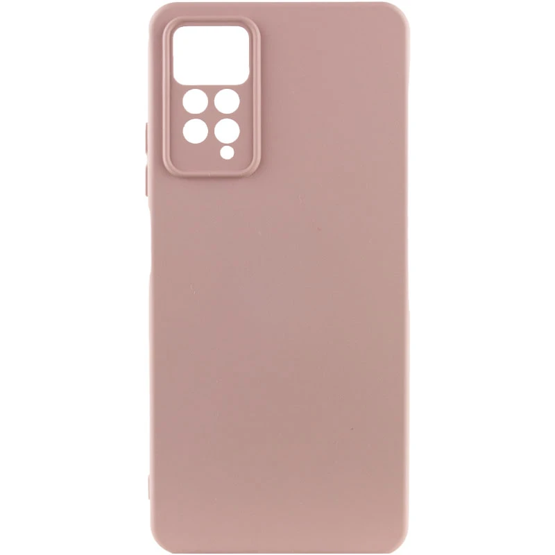 Чехол Silicone Cover Lakshmi Full Camera (AAA) для Xiaomi Redmi Note 11 Pro 4G/5G / 12 Pro 4G, Розовый / Pink Sand, Силикон, купить оптом с доставкой