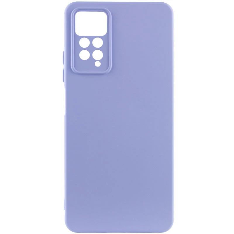 Чехол Silicone Cover Lakshmi Full Camera (AAA) для Xiaomi Redmi Note 11 Pro 4G/5G / 12 Pro 4G, Сиреневый / Dasheen, Силикон, купить оптом с доставкой