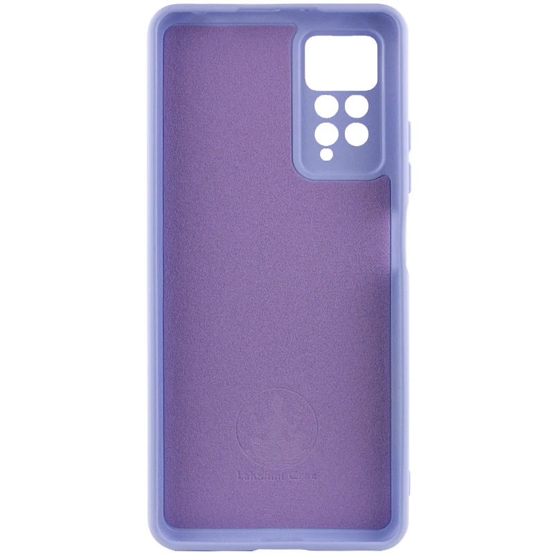 Чехол Silicone Cover Lakshmi Full Camera (AAA) для Xiaomi Redmi Note 11 Pro 4G/5G / 12 Pro 4G, Сиреневый / Dasheen 1, Силикон, купить оптом с доставкой