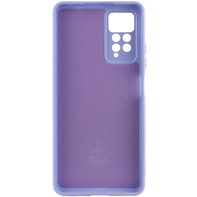 Чехол Silicone Cover Lakshmi Full Camera (AAA) для Xiaomi Redmi Note 11 Pro 4G/5G / 12 Pro 4G, Сиреневый / Dasheen 1, Силикон, купить оптом с доставкой