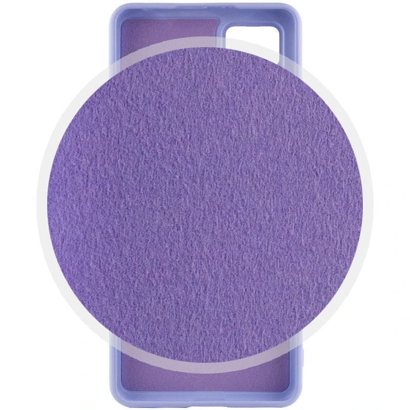 Чехол Silicone Cover Lakshmi Full Camera (AAA) для Xiaomi Redmi Note 11 Pro 4G/5G / 12 Pro 4G, Сиреневый / Dasheen 2, Силикон, купить оптом с доставкой
