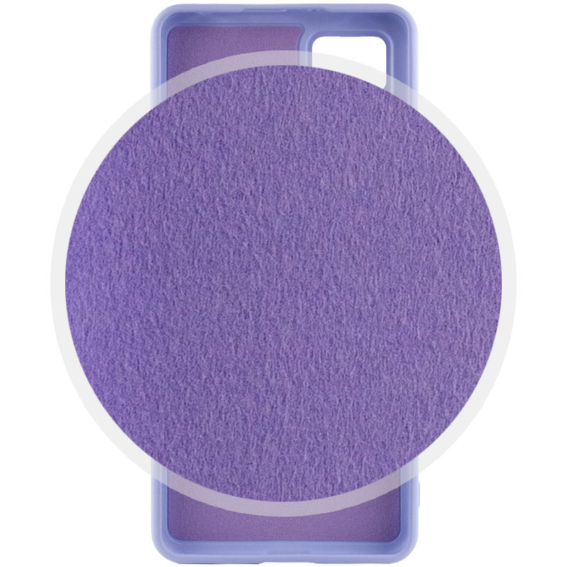 Чехол Silicone Cover Lakshmi Full Camera (AAA) для Xiaomi Redmi Note 11 Pro 4G/5G / 12 Pro 4G, Сиреневый / Dasheen 2, Силикон, купить оптом с доставкой