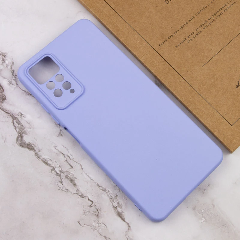 Чехол Silicone Cover Lakshmi Full Camera (AAA) для Xiaomi Redmi Note 11 Pro 4G/5G / 12 Pro 4G, Сиреневый / Dasheen 3, Силикон, купить оптом с доставкой