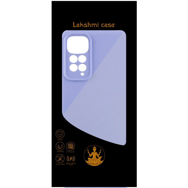 Чехол Silicone Cover Lakshmi Full Camera (AAA) для Xiaomi Redmi Note 11 Pro 4G/5G / 12 Pro 4G, Сиреневый / Dasheen 4, Силикон, купить оптом с доставкой
