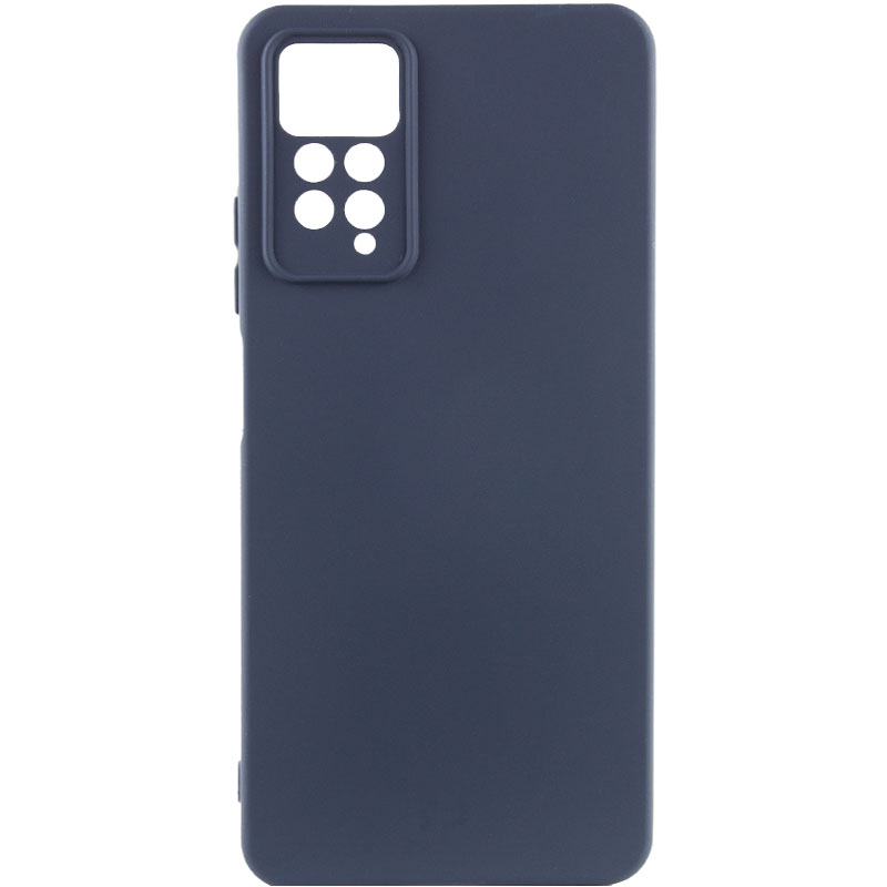 Чехол Silicone Cover Lakshmi Full Camera (AAA) для Xiaomi Redmi Note 11 Pro 4G/5G / 12 Pro 4G, Темно-синий / Midnight blue, Силикон, купить оптом с доставкой