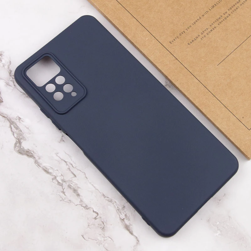 Чехол Silicone Cover Lakshmi Full Camera (AAA) для Xiaomi Redmi Note 11 Pro 4G/5G / 12 Pro 4G, Темно-синий / Midnight blue 3, Силикон, купить оптом с доставкой