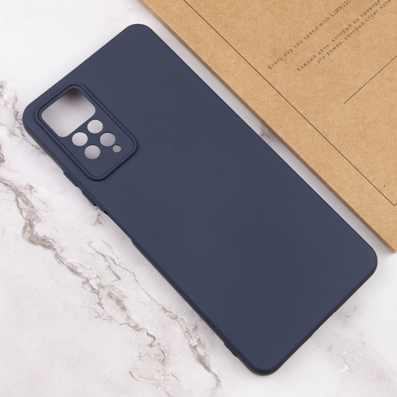 Чехол Silicone Cover Lakshmi Full Camera (AAA) для Xiaomi Redmi Note 11 Pro 4G/5G / 12 Pro 4G, Темно-синий / Midnight blue 3, Силикон, купить оптом с доставкой