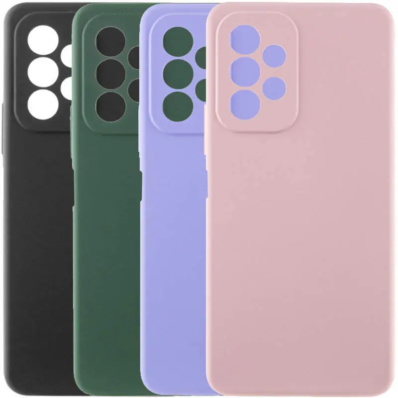 Чехол Silicone Cover Lakshmi Full Camera (AAA) для Samsung Galaxy A13 4G, Силикон, купить оптом с доставкой