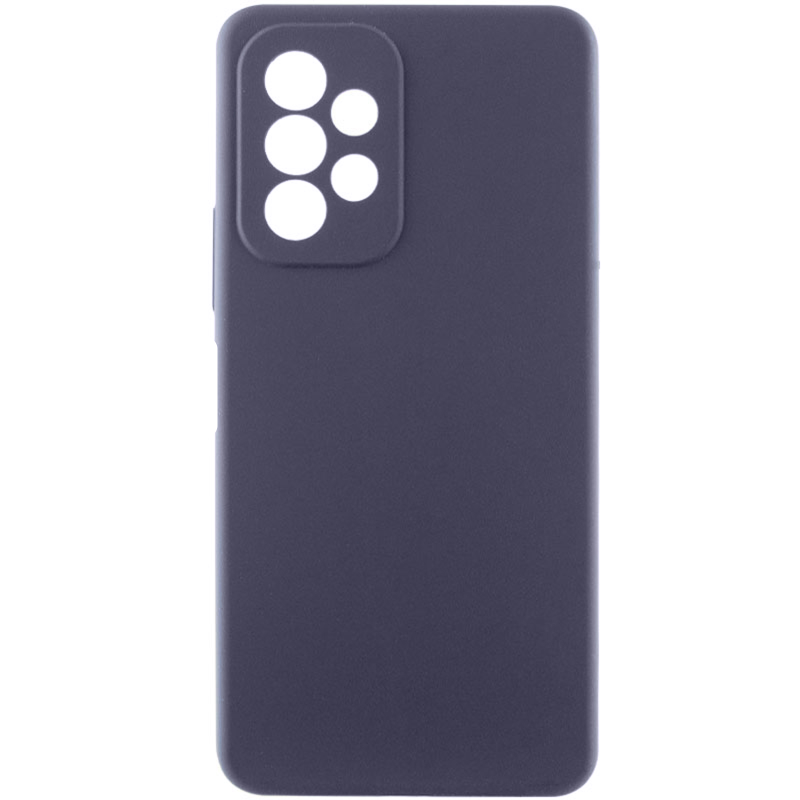 Чохол Silicone Cover Lakshmi Full Camera (AAA) для Samsung Galaxy A13 4G, Сірий / Dark Gray, Силікон, купити оптом з доставкою
