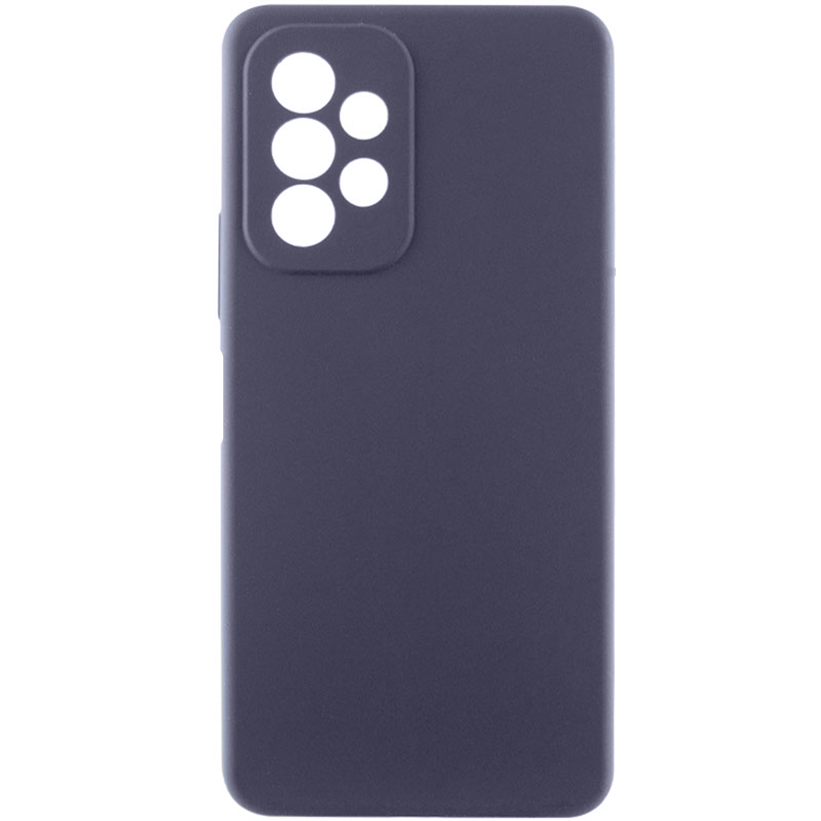 Чохол Silicone Cover Lakshmi Full Camera (AAA) для Samsung Galaxy A13 4G, Сірий / Dark Gray, Силікон, купити оптом з доставкою
