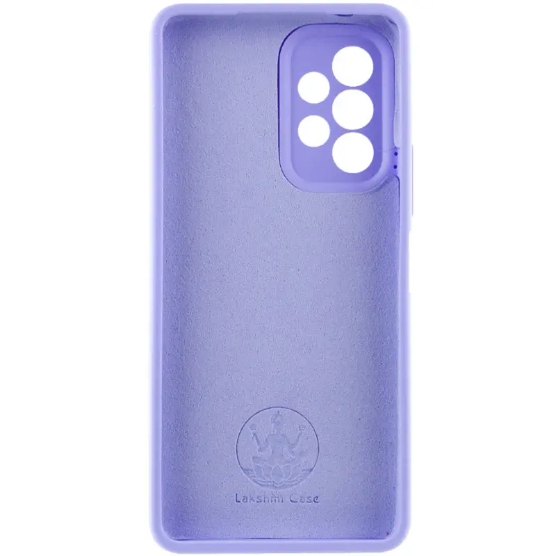 Чехол Silicone Cover Lakshmi Full Camera (AAA) для Samsung Galaxy A13 4G, Сиреневый / Dasheen 1, Силикон, купить оптом с доставкой