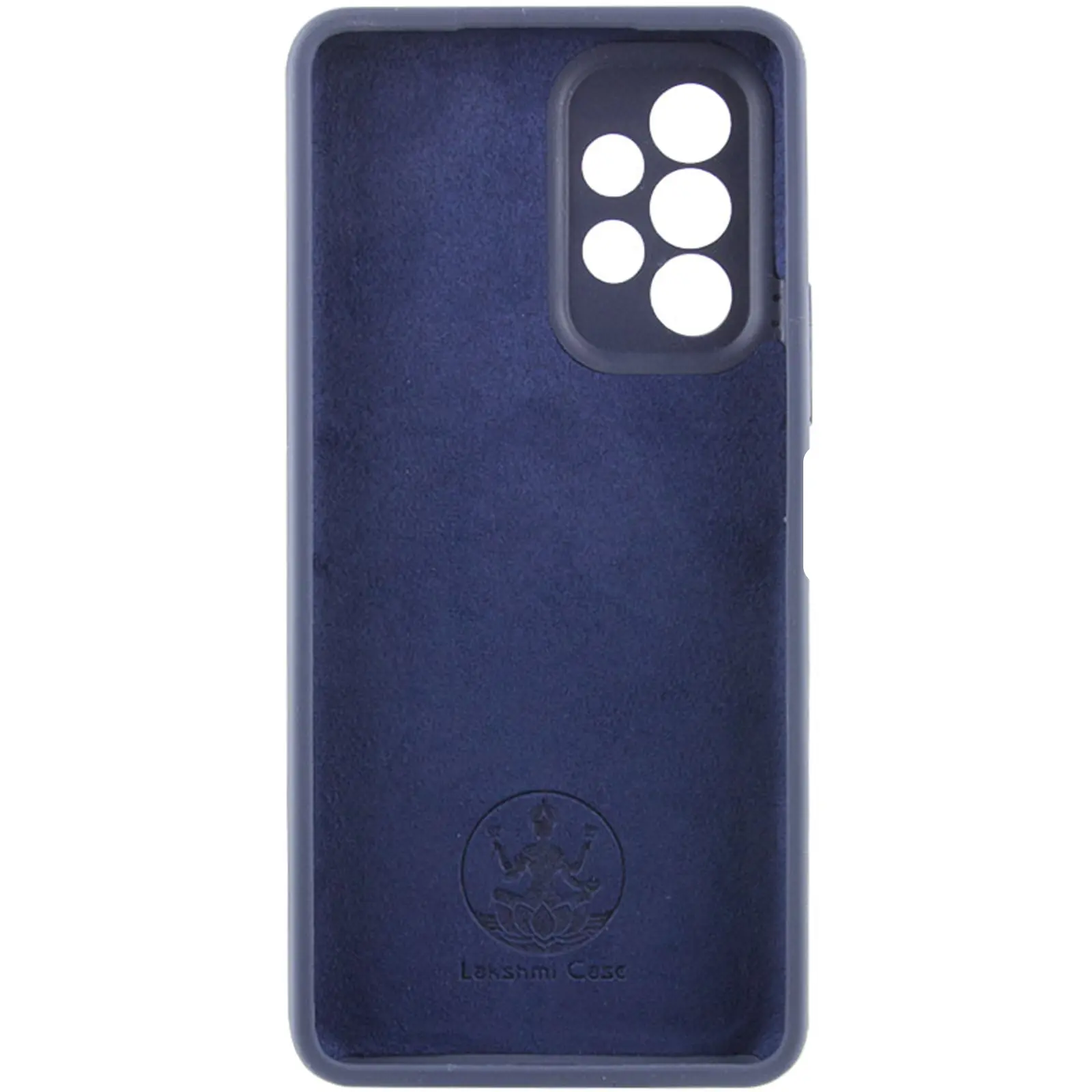 Чехол Silicone Cover Lakshmi Full Camera (AAA) для Samsung Galaxy A13 4G, Темно-синий / Midnight blue 1, Силикон, купить оптом с доставкой