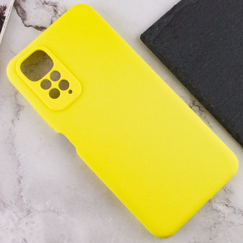 Чохол Silicone Cover Lakshmi Full Camera (AAA) для Xiaomi Redmi Note 11 (Global) / Note 11S | Мікрофібра на малюнкі №5