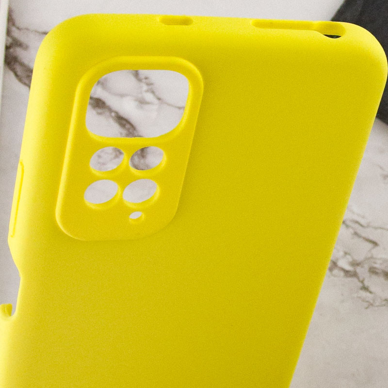 Чохол Silicone Cover Lakshmi Full Camera (AAA) для Xiaomi Redmi Note 11 (Global) / Note 11S | Мікрофібра на малюнкі №6